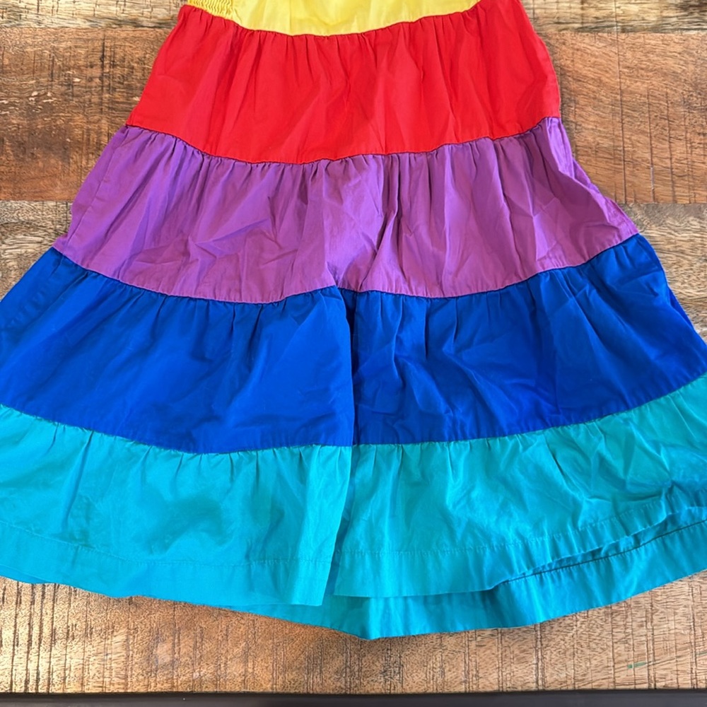 Hanna Andersson Rainbow Dress Size 5 - Picture 5 of 6